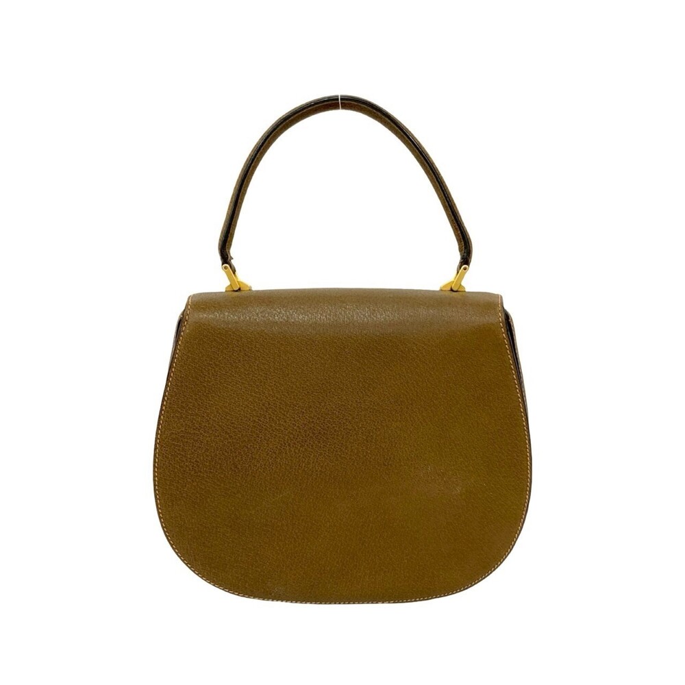 GUCCI Authentic Brown Leather Horsebit Tote Bag - Picture 3 of 10